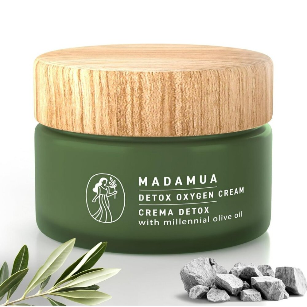 🌿 MADAMUA Detox Antioxidant Facial Moisturizer // Valencia, Spain ~ NIB!